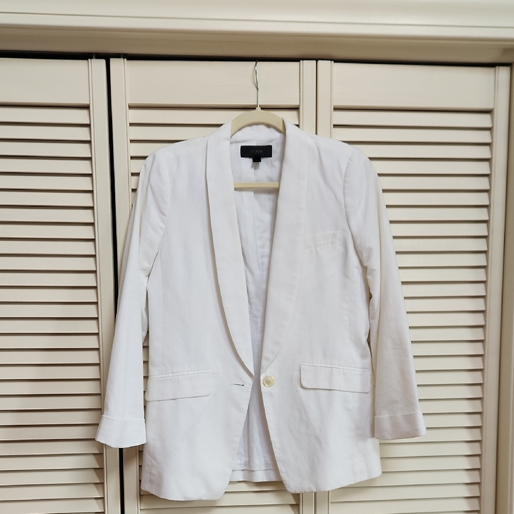 Jcrew White Blazer
